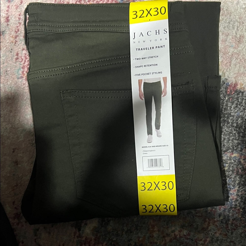 Men's Olive Traveler Pants